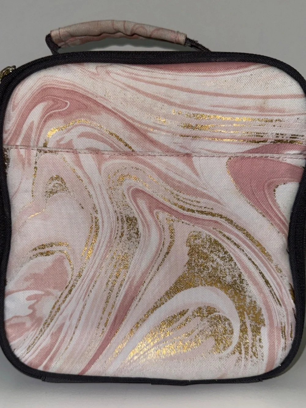 Pottery Barn Backpack Lunchbox Set Blush Gold Marble XL